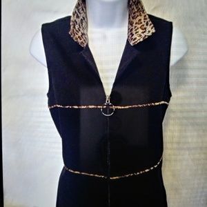 iZ California Women's Sz 9 Vest Top Leopard Print